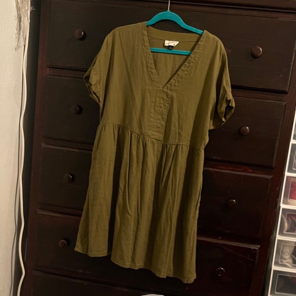 #99 Universal Thread Olive Green Mini Dress